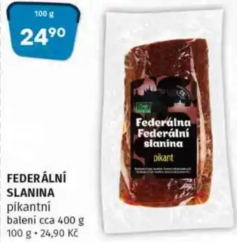 Konzum FEDERÁLNÍ SLANINA nabídka