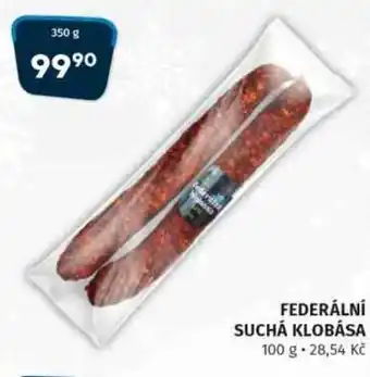 Konzum FEDERÁLNÍ SUCHÁ KLOBÁSA nabídka