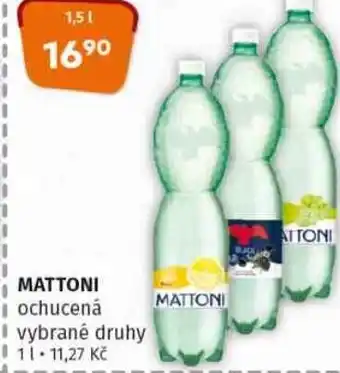 Konzum MATTONI 1.5L nabídka