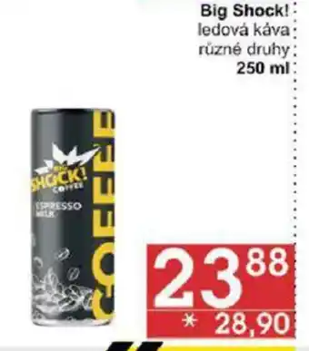 Jip Big Shock! ledová káva různé druhy 250 ml nabídka