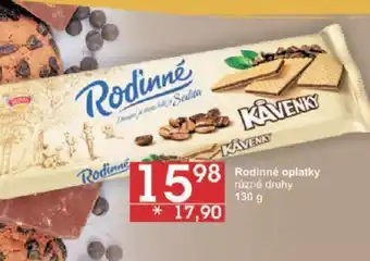 Jip Rodinné oplatky různé druhy 130 g nabídka