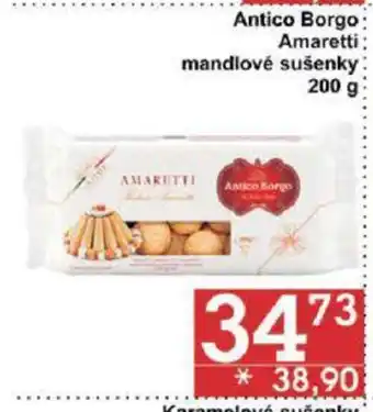 Jip Antico Borgo Amaretti mandlové sušenky 200 g nabídka