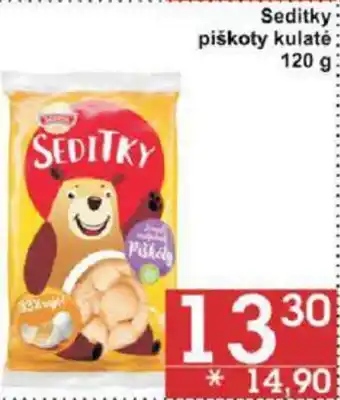 Jip Seditky piškoty kulaté 120 g nabídka