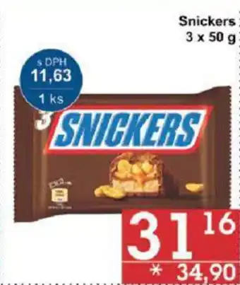 Jip Snickers 3 x 50 g nabídka