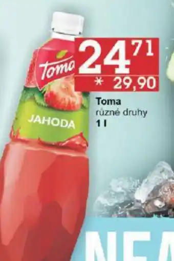 Jip Toma různé druhy 1 l. nabídka