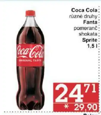 Jip Coca Cola 1.5 l. nabídka