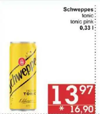 Jip Schweppes tonic tonic pink 0,33 l. nabídka