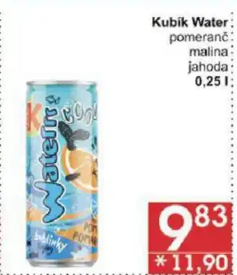 Jip Kubik Water pomeranč: malina jahoda 0.25 l. nabídka