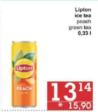 Jip Lipton ice tea peach green tea 0.33 l. nabídka
