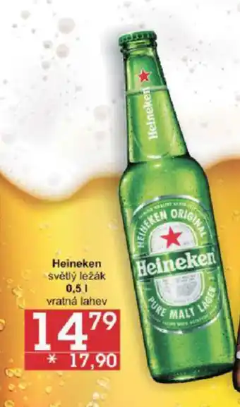 Jip Heineken světlý ležák 0.5 l. nabídka