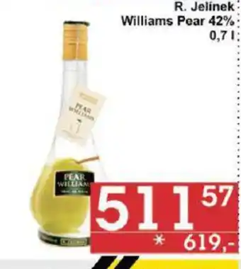 Jip R. Jelinek Williams Pear 42% 0,7 l. nabídka