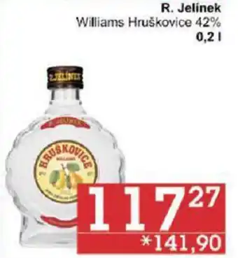 Jip R. Jelinek Williams Hruškovice 42% 0.2 l. nabídka