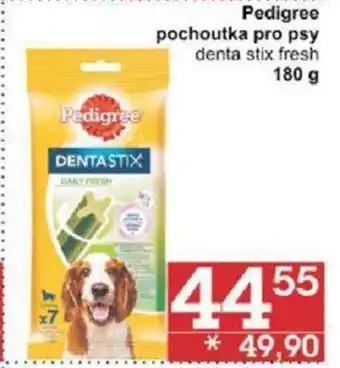 Jip Pedigree pochoutka pro psy denta stix fresh 180 g nabídka