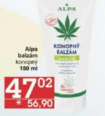 Alpa balzám konopný 150 ml