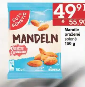 Jip Mandle pražené solené 150 g nabídka