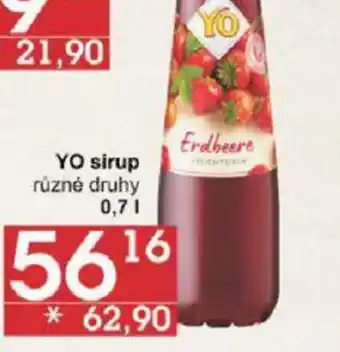 Jip YO sirup různé druhy 0.7 l. nabídka