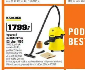 OBI Vysavač mutlifunkční kärcher nabídka