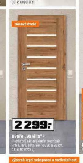 OBI Dveře vanilla nabídka