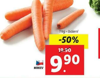 Lidl Mrkev nabídka