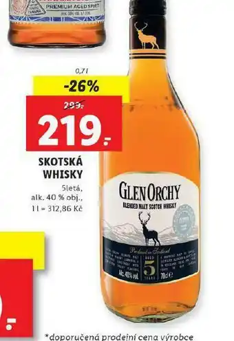 Lidl Skotská whisky nabídka