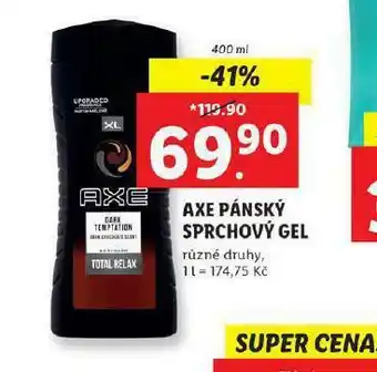 Lidl Axe pánský sprchový gel nabídka
