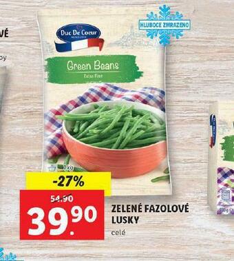 Lidl Zelené fazolové lusky nabídka
