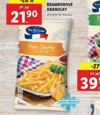 Lidl Bramborové hranolky nabídka