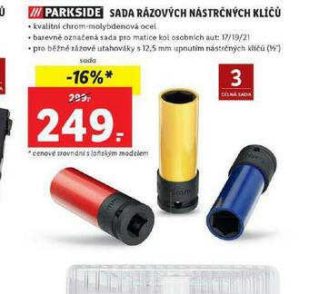Lidl Sada rázových nástrčných klíčů nabídka