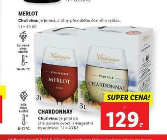 Lidl Merlot nabídka
