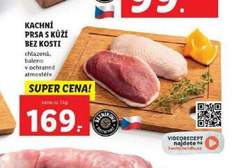 Lidl Kachní prsa s kůží bez kosti nabídka