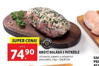 Lidl Krůtí roláda s petrželí nabídka