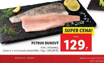 Lidl Pstruh duhový nabídka