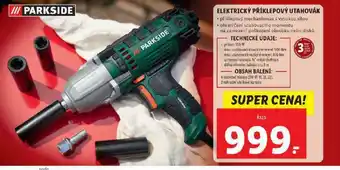 Lidl Elektrický příklepový utahovák nabídka