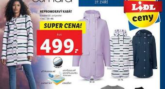 Lidl Nepromokavý kabát nabídka