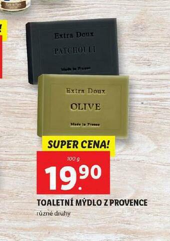 Lidl Toaletní mýdlo z provence nabídka