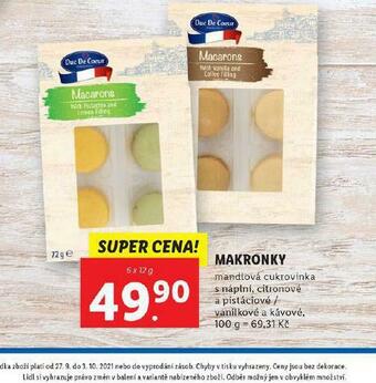 Lidl Makronky nabídka