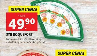 Lidl Sýr roquefort nabídka