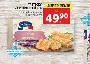 Lidl Taštičky z listového těsta nabídka