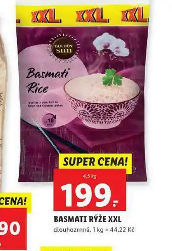 Lidl Basmati rýže xxl nabídka