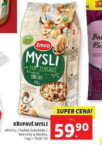 Lidl Křupavé müsli nabídka