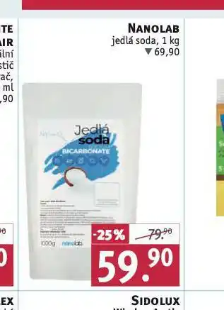 Rossmann Nanolab jedlá soda nabídka