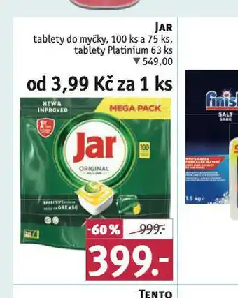 Rossmann Jar tablety do myčky nabídka