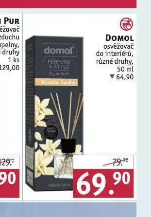 Rossmann Domol osvěžovač do interiérů nabídka