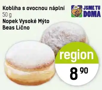 Konzum Kobliha s ovocnou náplní nabídka