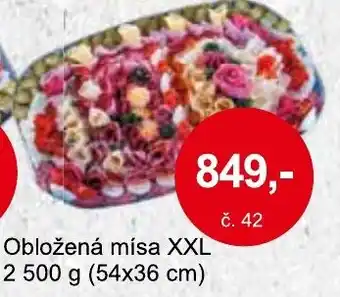 Konzum Obložená mísa XXL 2 500 g (54x36 cm) nabídka