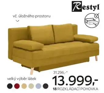 Kika Nábytek ROZKLÁDACÍ POHOVKA nabídka
