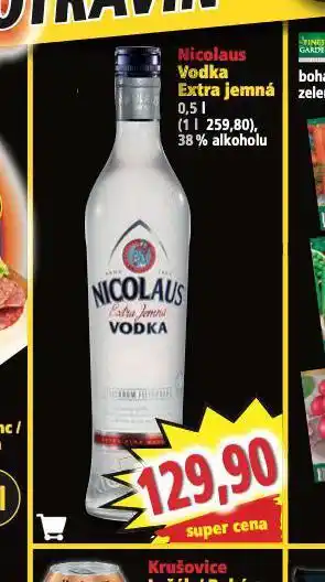 Norma Nicolaus vodka nabídka