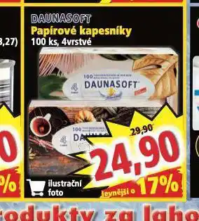 Norma Daunasoft kosmetické kapesníky nabídka