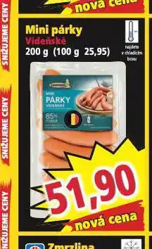 Norma Mini párky nabídka