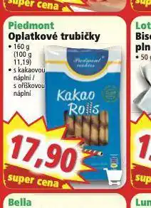 Norma Piedmont oplatkové trubičky nabídka